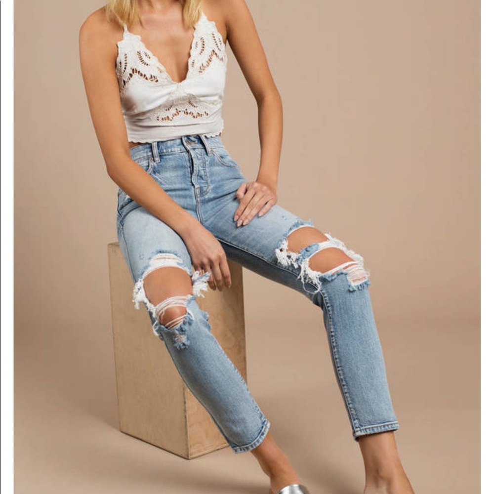 PISTOLA NICA LIGHT WASH HIGH RISE Jeans size 28 - Picture 1 of 9